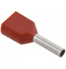 Наконечник НШВИ(2) 0,75-8 темно-красный (100шт/упак)  UTE10-D75-100  IEK