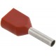 Наконечник НШВИ(2) 0,75-8 темно-красный (20шт/упак)  UTE10-4-D75-100  IEK