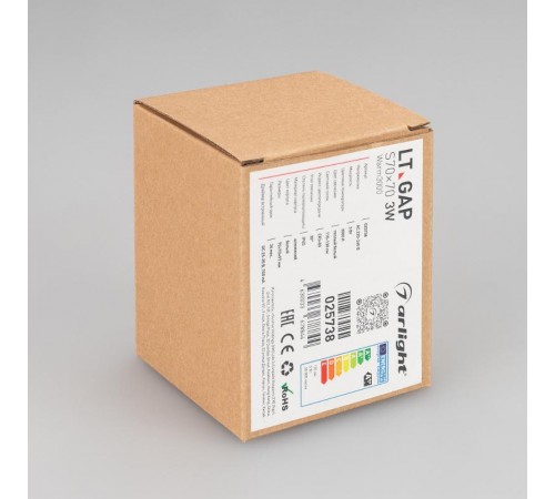 Светильник LT-GAP-S70x70-3W Warm3000 (WH, 30 deg)  025738  Arlight