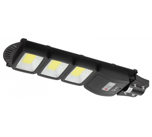 Светильник светодиодный уличный на солн.батарее COB, 60W, с датч. движ., ПДУ, 1100lm, 5000К, IP65  Б0046795  ЭРА