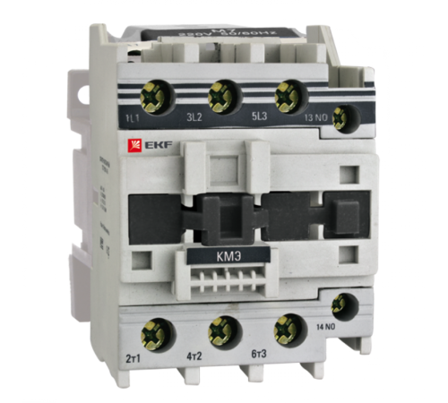 Контактор малогабаритный КМЭ 65А 380В NO+NC EKF PROxima  ctr-s-65-380  EKF
