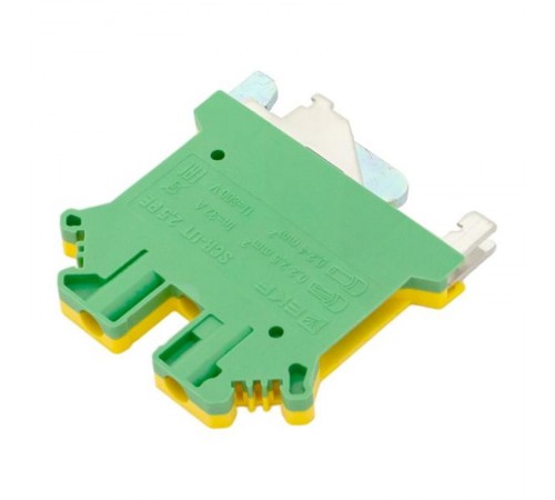 Клеммная колодка винтовая 2.5 UT земля scr-ut-2,5-pe  EKF