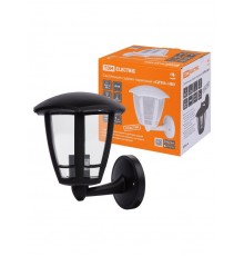 Светильник садово-парковый "СИТИ" НБУ 07-60-003 У1 6-ти гранник настенный вверх черный  SQ0330-1306  TDM