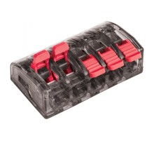 Клемма СМК 221-415 5 отверстий 0.2-4.0 мм2  (50шт.) EKF PROximaplc-smk-221-415EKF