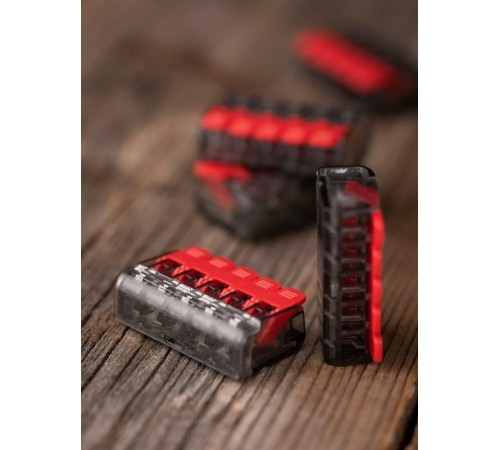 Клемма СМК 221-415 5 отверстий 0.2-4.0 мм2  (50шт.) EKF PROximaplc-smk-221-415EKF