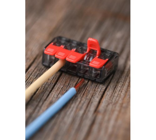 Клемма СМК 221-415 5 отверстий 0.2-4.0 мм2  (50шт.) EKF PROximaplc-smk-221-415EKF