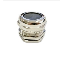 Кабельный ввод G1-1/4 латунный УТ1,5 IP68 (d кабеля 25-33 мм)  zeta30173  ГОФРОМАТИК