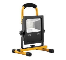Прожектор светодиодный LL-912 на подставке с зарядным устройством 20W, 6400K, 40*SMD5730, IP65, 215*185*320 мм  32088  FERON
