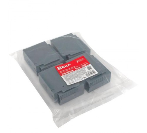 Комплект клеммных крышек (длинные) 8 шт. для рубильников TwinBlock 160-250А tb-cvrlong-8-160-250EKF