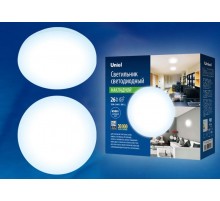 Светильник светодиодный накладной круг ULI-B311 26W/DW/33 RONDA круг 6500K 1750Лм. Диаметр 330мм. белый  UL-00003369  Uniel
