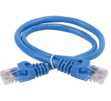 Шнур коммутационный кат.5Е UTP 1м синий  PC03-C5EU-1M-G  GENERICA