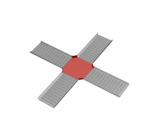 Х-разветвитель 80х600 мм "ПЛЮС" HD  XDplus80-600 HD   КМ-профиль