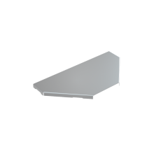 Крышка ответвителя Т-образного 100  KTU100  КМ-профиль