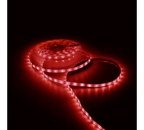 Лента светодиодная Elementary 2835/60-SMD 4.8W 12V DC красный IP66 (ZIP Bag 5м)  356000705  Gauss