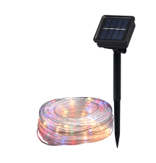 Светильник садовый на солнечной батарее SLR-G06-100M дюралайт, мультицв., 100 LED  .5060081  ФАZА