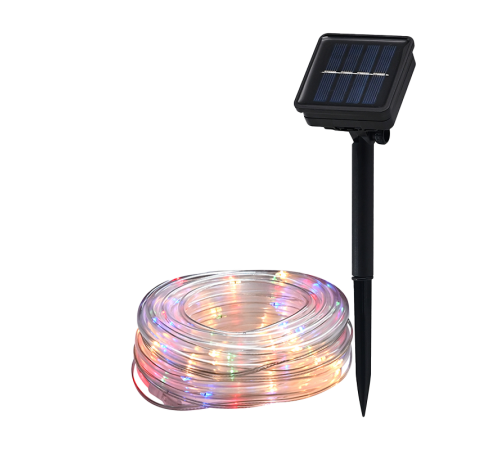 Светильник садовый на солнечной батарее SLR-G06-100M дюралайт, мультицв., 100 LED  .5060081  ФАZА