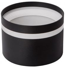 Светильник потолочный 25W, 230V, GX70, черный, HL372  48735  FERON