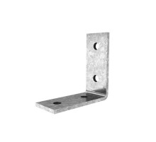 Уголок №3, 4 отверстия для СТРАТ профиля, толщ. 5,0 мм, гор. цинк, 376139  УС-3-5,0-ГЦ   Ostec