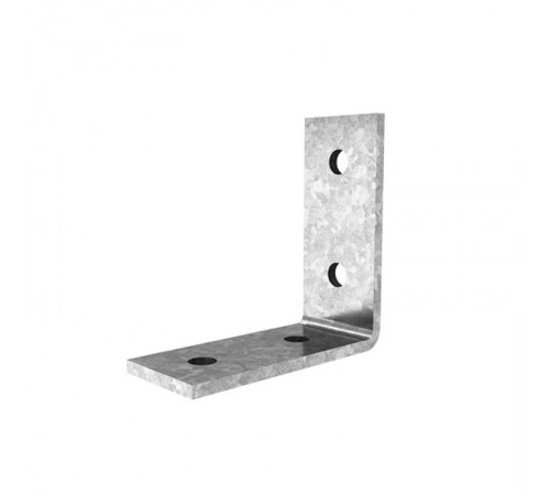 Уголок №3, 4 отверстия для СТРАТ профиля, толщ. 5,0 мм, гальван. цинк, 876139  УС-3-5,0-ЭЦ   Ostec