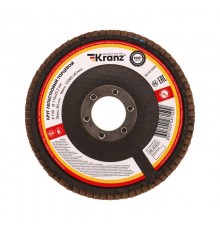 Круг лепестковый торцевой, P100, 115х22,2мм  KR-90-0008  Kranz