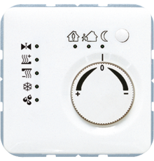 KNX-регулятор с шинным сопряжением с ручкой для установки температуры; белый  CD2178TSWW  Jung
