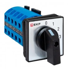 Переключатель кулачковый ПК-1-102 25А 2P "0-1-2-3" IP65  pk-1-102-25-65  EKF