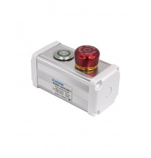 BXM47-A2/22-65У1 (1 зелёная цилиндрическая кнопка (1C1NO1NC) + 1 красная грибовидная кнопка с фиксацией (1C1NO1NC)), пост управления  (ЭТ)   ET024781