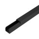Кабель-канал черный 2-й замок в п/э 12х12 мм (120 м/уп) Промрукав  PR03.0208  Промрукав