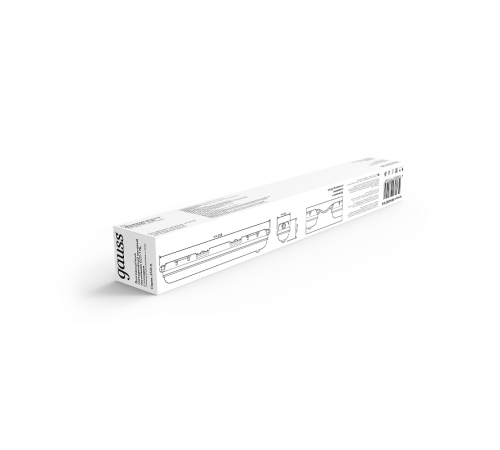 Светильник светодиодный промышленный линейный ССП-176 EVO-S IP65 600*76*66 18W 1950lm 4000K мат с ДД и соед.в линию 1/12  864424218-S  Gauss