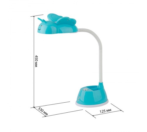 Светильник настольный NLED-434-6W-BU ЭРА NLED-434-6W-BU синий  Б0031616  ЭРА
