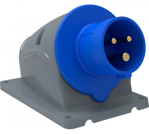 Вилка стационарная ССИ-513 16А-6ч/200-250В 2Р+РЕ IP44 MAGNUM  PSN51-016-3  IEK