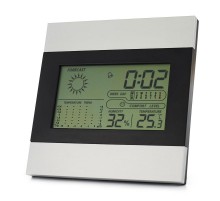 Метеостанция комнатная с алюминиевой рамкой  70-0501-4  Rexant