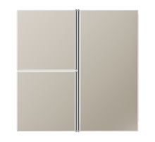 Клавиши для системы KNX, 3-группы; благородная сталь,  ES2403TSA  Jung