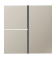 Клавиши для системы KNX, 3-группы; благородная сталь,  ES2403TSA  Jung