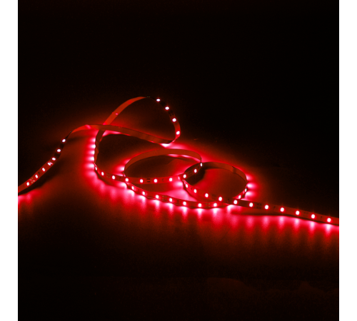 Лента светодиодная Elementary 2835/60-SMD 4.8W 12V DC красный IP20 (ZIP Bag 5м)  355000705  Gauss