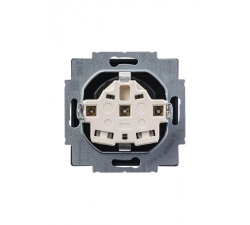 Розетка SCHUKO 16А 250В, серия solo/future, цвет чёрный бархат  2011-0-6211   2CKA002011A6211  ABB