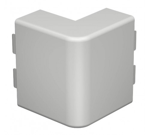 Крышка внешнего угла кабельного канала WDK 40x110 мм (ПВХ,светло-серый) (WDK HA40110LGR)  6182550  OBO Bettermann
