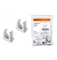 Крепеж-клипса для трубы 20 мм (10шт) - цвет белый  SQ0405-2002  TDM