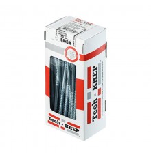 Саморезы универсальные 150х6,0 мм (50 шт) оцинкованные - коробка с окном ( 0,816 кг)  102217  Tech-KREP