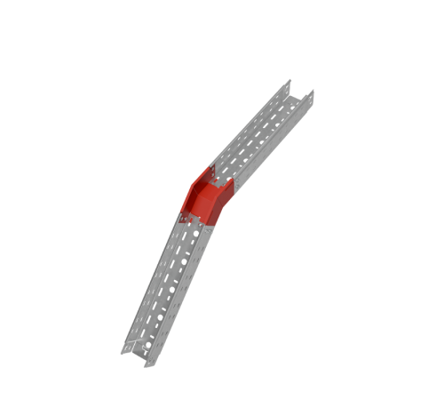 Угол внеш. верт. 45 гр. 80х100 мм "ПЛЮС" HD  VLplus45-80-100 HD   КМ-профиль