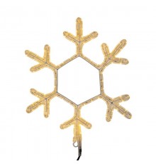 Фигура "Снежинка" цвет ТЕПЛЫЙ БЕЛЫЙ, размер  45*38 см   501-212  NEON-NIGHT