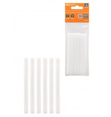 Клеевые стержни универсальные белые, 7 мм x 100 мм, 6 шт, "Алмаз"  SQ1024-0501  TDM