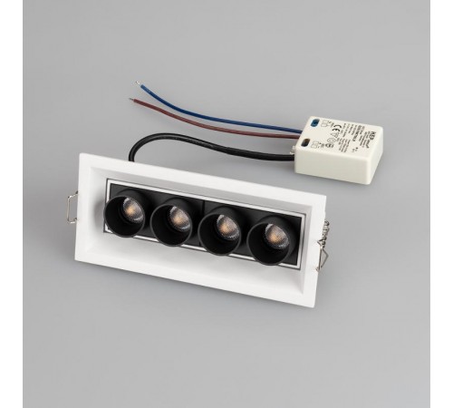 Светильник MS-ORIENT-BUILT-TURN-TC-S67x150-10W Day4000 (WH-BK, 30 deg, 230V) (Arlight, IP20 Металл, 5 лет)  032229  Arlight