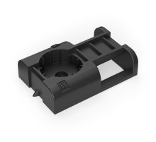 Площадка под стяжку для прямого монтажа черная (100шт/1500шт уп/кор)  PR13.0342  Промрукав