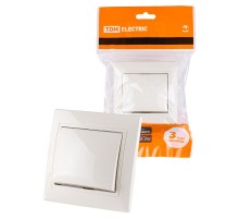 Выключатель 1 кл. 10А сл. кость "Таймыр"  SQ1814-0101  TDM