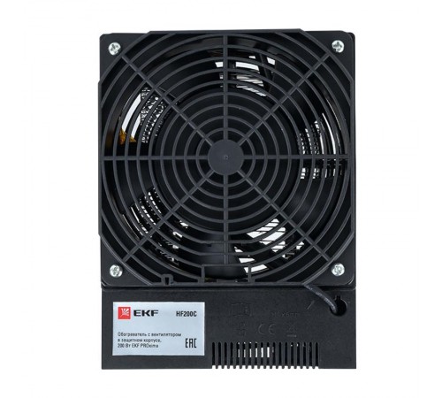 Обогреватель с вентилятором в защитном корпусе, 200 Вт PROxima  HF200C  EKF