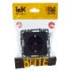 BRITE Розетка с заземлением со шторками 16А РС14-1-0-БрГ графит  BR-R14-16-K53  IEK