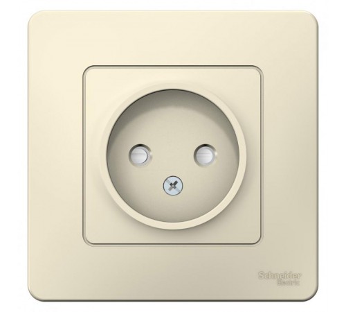 Blanca Молочный С/У Розетка без заземления со шторками, 16А, 250В  BLNRS000112  SE