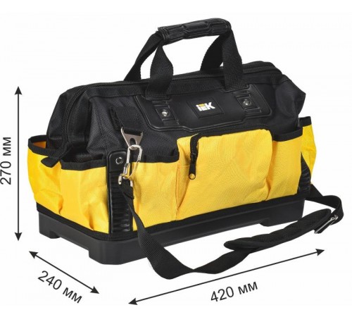 Сумка монтажника с пластиковым дном BG-02 ARMA2L 5  A2L5-BG12-02-K02  IEK