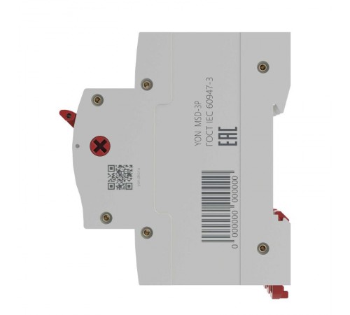 Выключатель нагрузки модульный YON max MSD 3п 40A  MSD-3P40  DKC